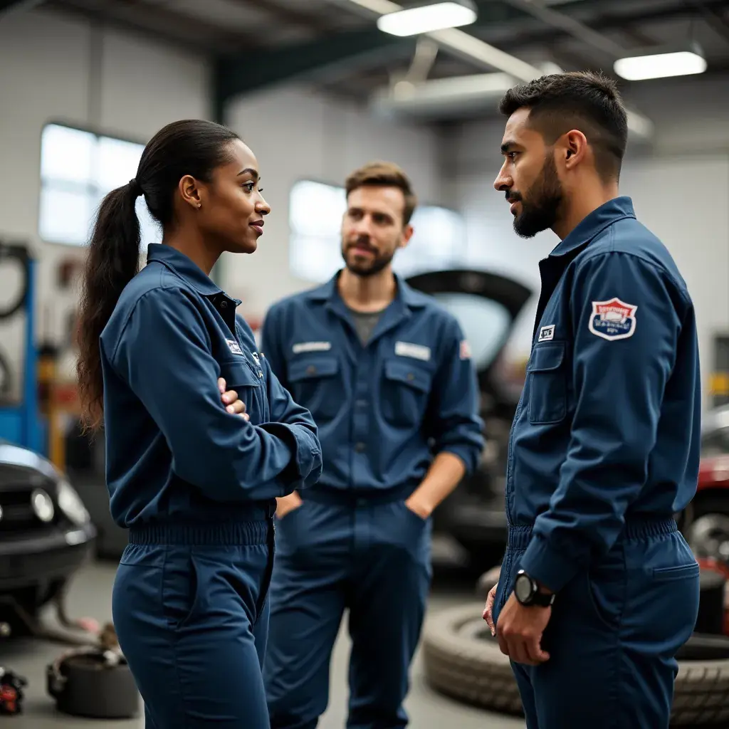 Modern office workspace